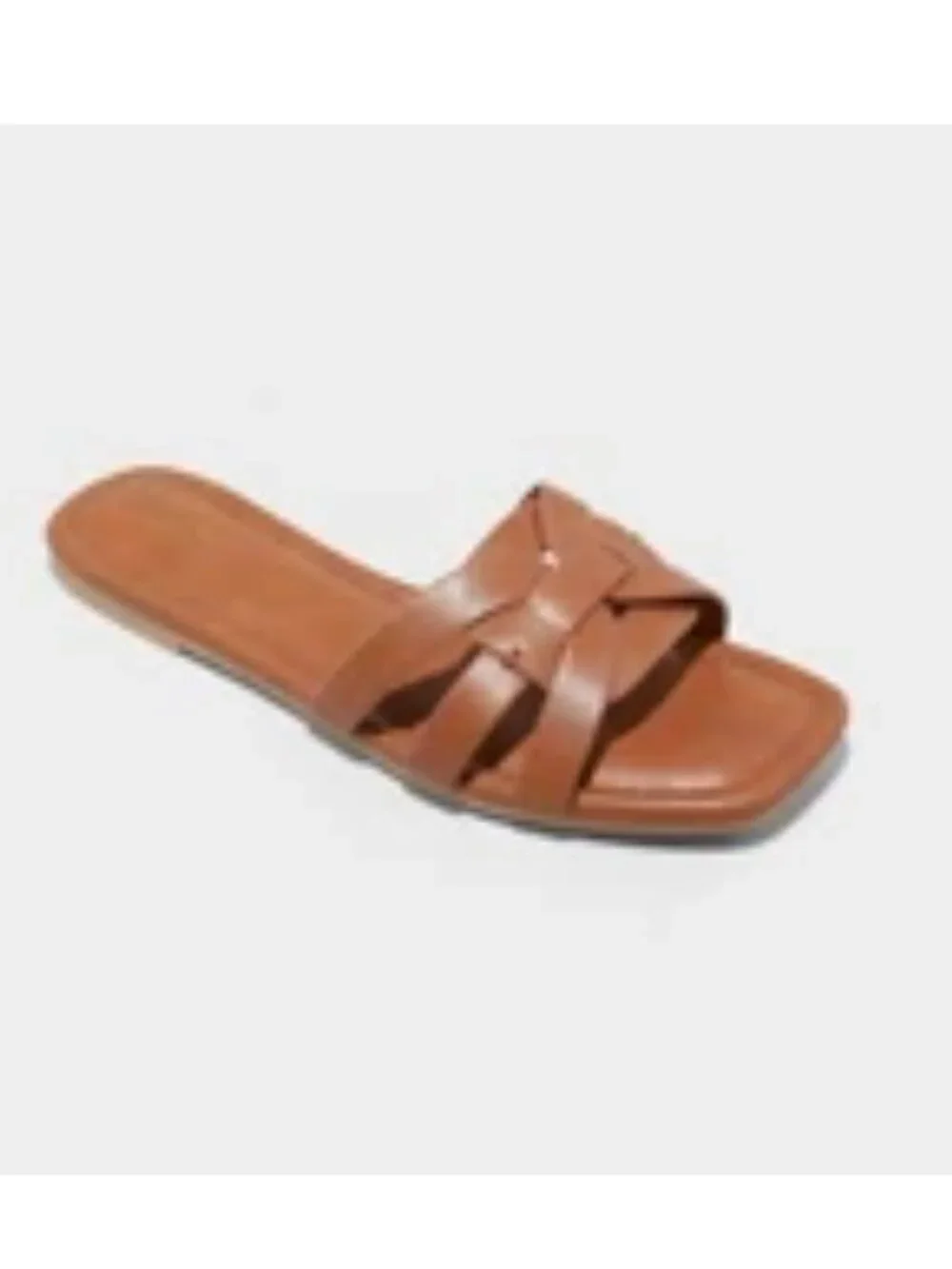 Universal Thread Women's Edna Slide Sandals Size 7 Cognac - Picture 3 of 3
